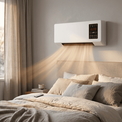 Gabrys 2-in-1 Wall Mounted Fan Heater – 1800W & Remote