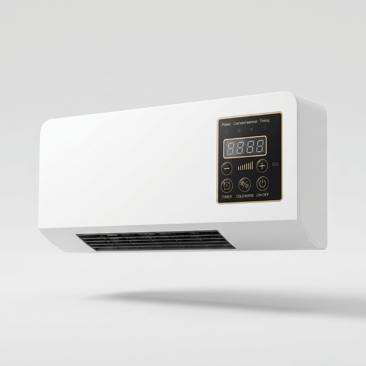 Wall Fan Heater with Remote – Heating & Cooling