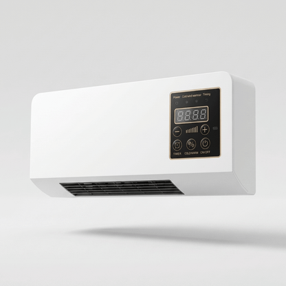 Wall Fan Heater with Remote – Heating & Cooling